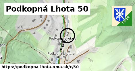 Podkopná Lhota <span class="supisne">50</span>