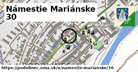 Námestie Mariánske 30, Podolínec