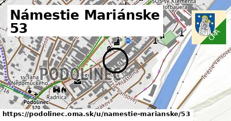 Námestie Mariánske 53, Podolínec