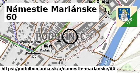 Námestie Mariánske 60, Podolínec