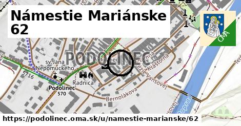 Námestie Mariánske 62, Podolínec