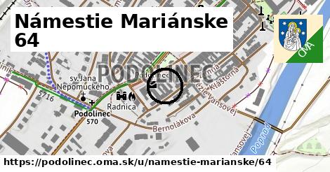 Námestie Mariánske 64, Podolínec