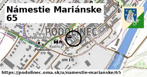Námestie Mariánske 65, Podolínec