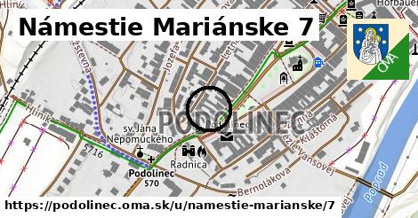 Námestie Mariánske 7, Podolínec