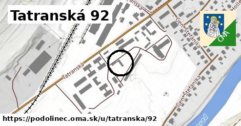 Tatranská 92, Podolínec