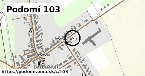 Podomí <span class="supisne">103</span>