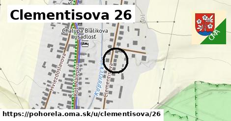 Clementisova 26, Pohorelá