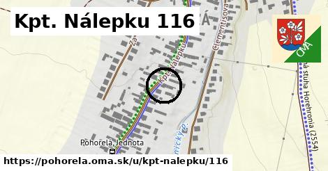 Kpt. Nálepku 116, Pohorelá