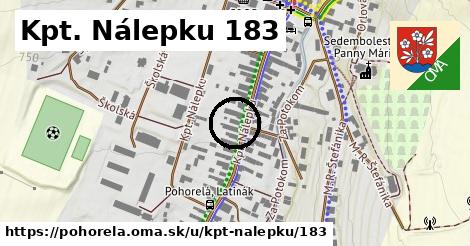 Kpt. Nálepku 183, Pohorelá