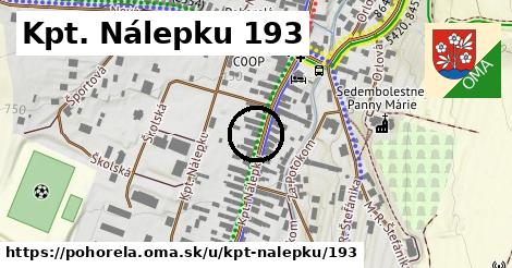Kpt. Nálepku 193, Pohorelá
