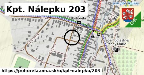 Kpt. Nálepku 203, Pohorelá