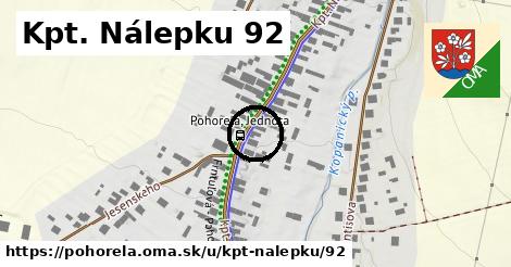 Kpt. Nálepku 92, Pohorelá