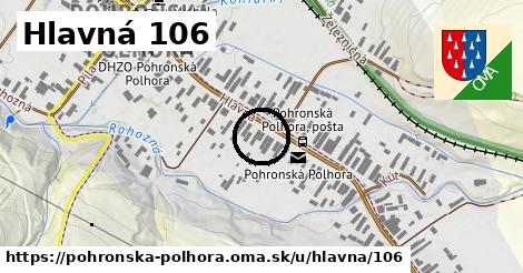 Hlavná 106, Pohronská Polhora