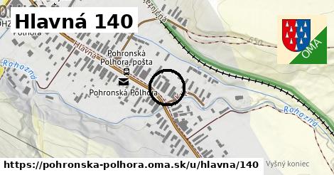 Hlavná 140, Pohronská Polhora
