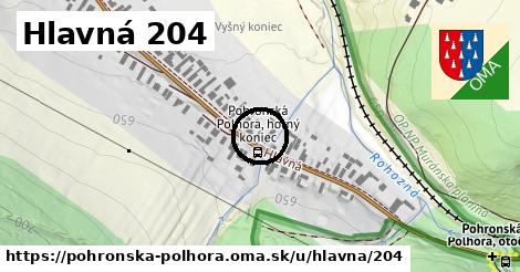 Hlavná 204, Pohronská Polhora