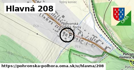 Hlavná 208, Pohronská Polhora