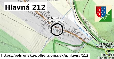 Hlavná 212, Pohronská Polhora