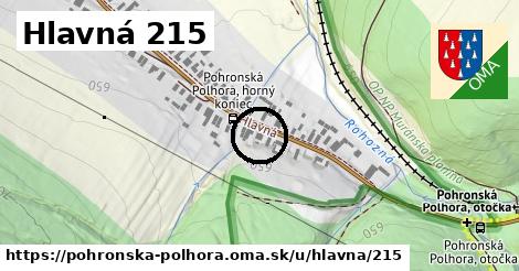Hlavná 215, Pohronská Polhora