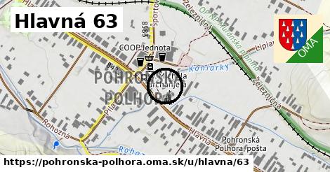 Hlavná 63, Pohronská Polhora