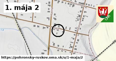 1. mája 2, Pohronský Ruskov