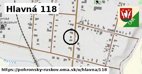 Hlavná 118, Pohronský Ruskov