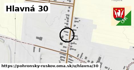 Hlavná 30, Pohronský Ruskov