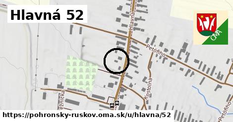 Hlavná 52, Pohronský Ruskov