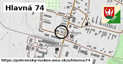 Hlavná 74, Pohronský Ruskov