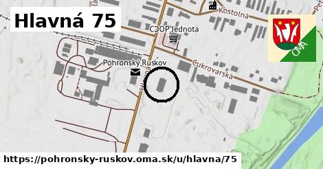 Hlavná 75, Pohronský Ruskov