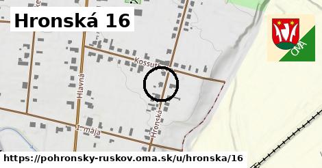 Hronská 16, Pohronský Ruskov