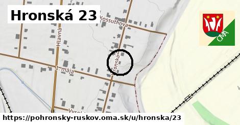 Hronská 23, Pohronský Ruskov