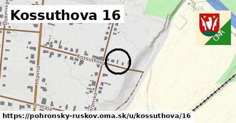 Kossuthova 16, Pohronský Ruskov