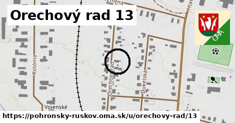 Orechový rad 13, Pohronský Ruskov