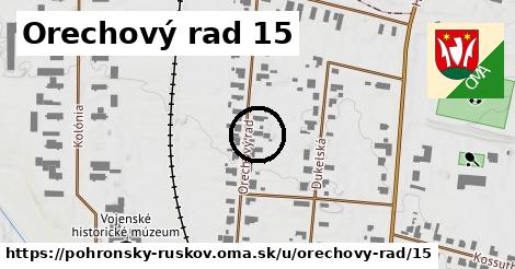 Orechový rad 15, Pohronský Ruskov