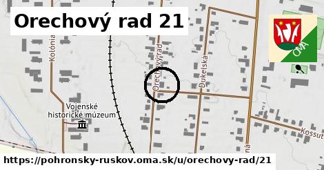 Orechový rad 21, Pohronský Ruskov