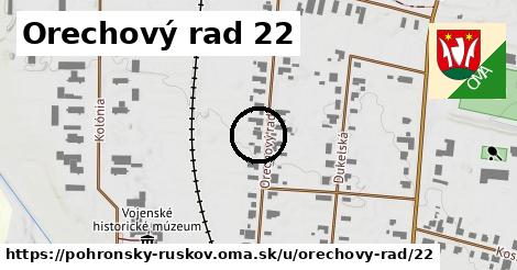 Orechový rad 22, Pohronský Ruskov