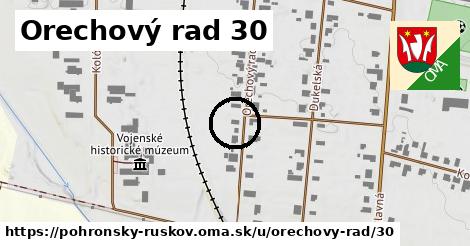 Orechový rad 30, Pohronský Ruskov