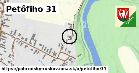Petőfiho 31, Pohronský Ruskov