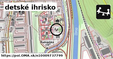 detské ihrisko