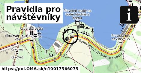 Pravidla pro návštěvníky