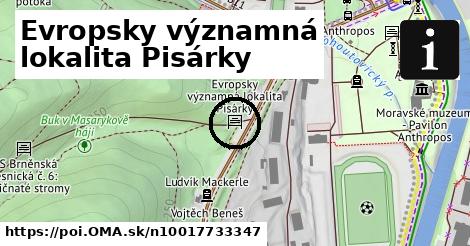 Evropsky významná lokalita Pisárky