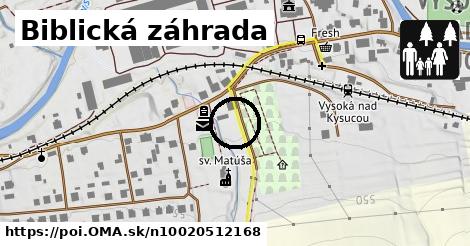 Biblická záhrada