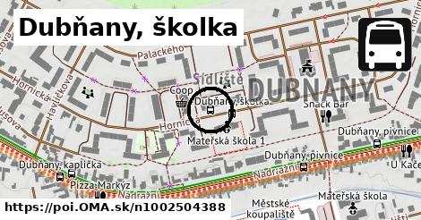 Dubňany, školka