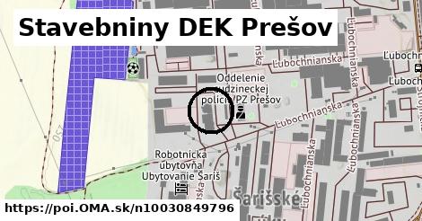 Stavebniny DEK Prešov