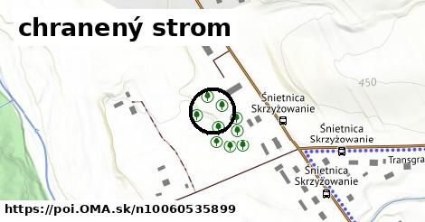 chranený strom