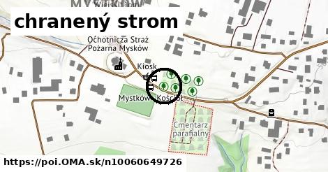 chranený strom