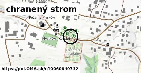 chranený strom