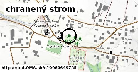 chranený strom