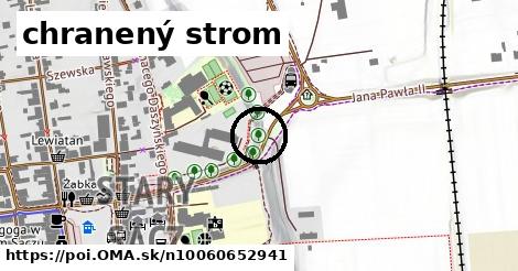 chranený strom