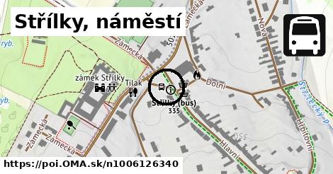 Střílky, náměstí